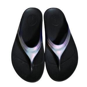 Oofos Women's OOlala Luxe Thong Sandals, Size 8